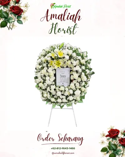 Krans Bunga Duka Cita di Gerokgak
