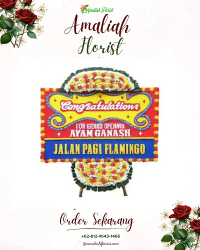 Bunga Papan Congratulation di Gerokgak